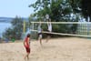 Beachvolleyball-Action am See: Der VBC Stäfa trotzt der Hitze in der Seebadi Lattenberg