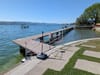Tiefer Zürichsee: Stäfa sperrt Steg im Seebad Lattenberg