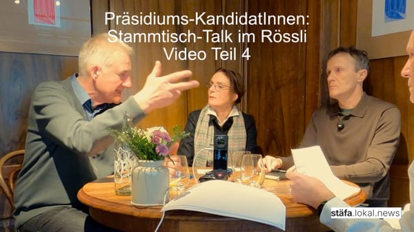 Präsidiums-KandidatInnen im Rössli: Nachhaltigkeit & Politik, Teil 4