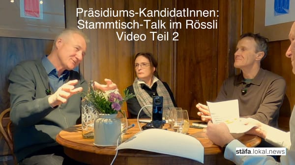 Präsidiums-KandidatInnen im Rössli: Zwischen Klassenzimmer und KI, Teil 2