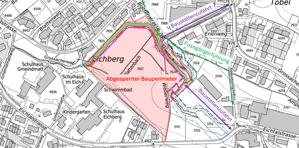 Baustelle im Eichtal: Weberweg wird für Monate gesperrt