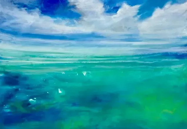 Jeannette Engel lädt zur Reise durch das abstrakte Licht