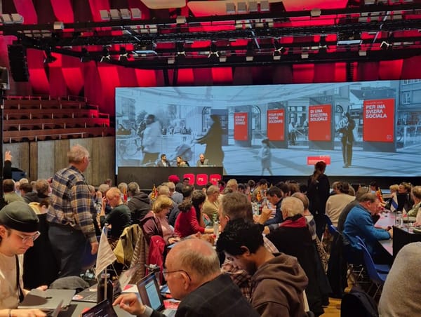 Jean-Gé Carrey vertrat SP Männedorf am nationalen Parteitag in Biel
