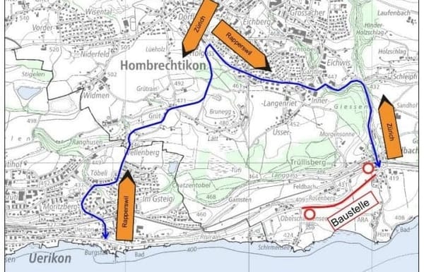 Geduld gefragt: Vollsperrung der Seestrasse in Feldbach Ende April 2026