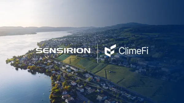 Sensirion setzt auf dauerhafte CO2-Entnahme durch Partnerschaft mit ClimeFi