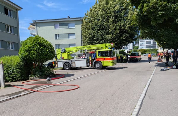 Brand an der Oberen Mattstrasse in Uerikon