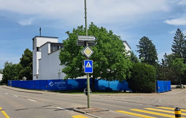 Kirchengebäude in Hombrechtikon erhält neue Sickerleitung