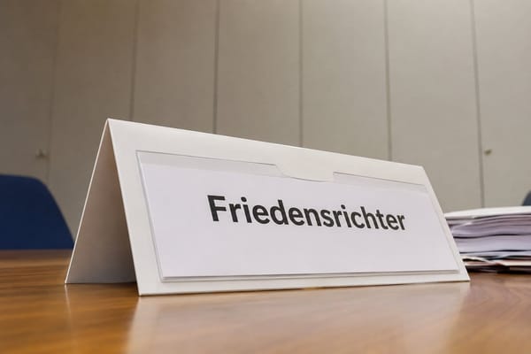 Erneuerungswahl für das Friedensrichteramt