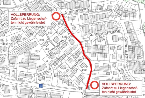 Vollsperrung im Eichstutz: Deckbelag wird am 14. und 15. Juli eingebaut