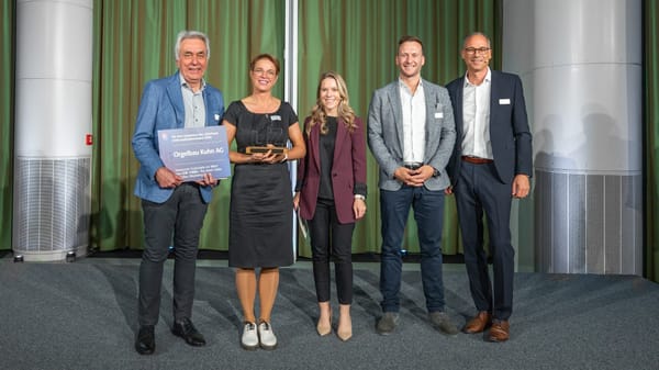 Männedörfler Orgelbauer gewinnen den Zürichsee Unternehmensaward